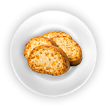 Garlic Bread Slices With Cheese (4) 
